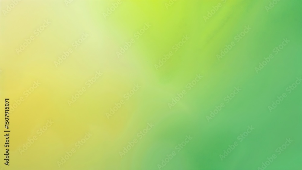Poster vibrant green and yellow blended abstract background with gradient texture and blurred effect