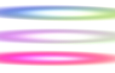 Futuristic neon lines glowing on transparent background