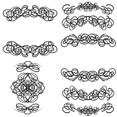 vector set of decorative elements