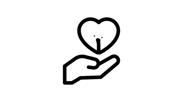 fair trade minimalist stroke animation