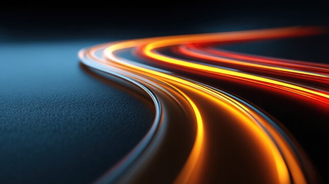 Blurred view of a road with lights in motion symbolizing the agile investment roadmap and fast-paced decision making
