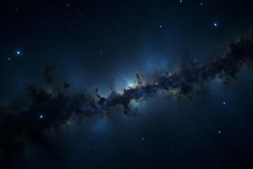 A vast expanse of space filled with cosmic nebulae.