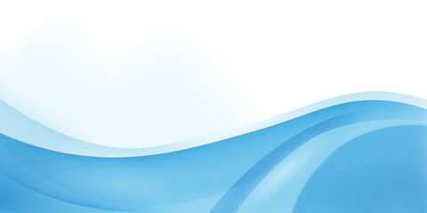 Abstract blue waves background, minimal waves design concept