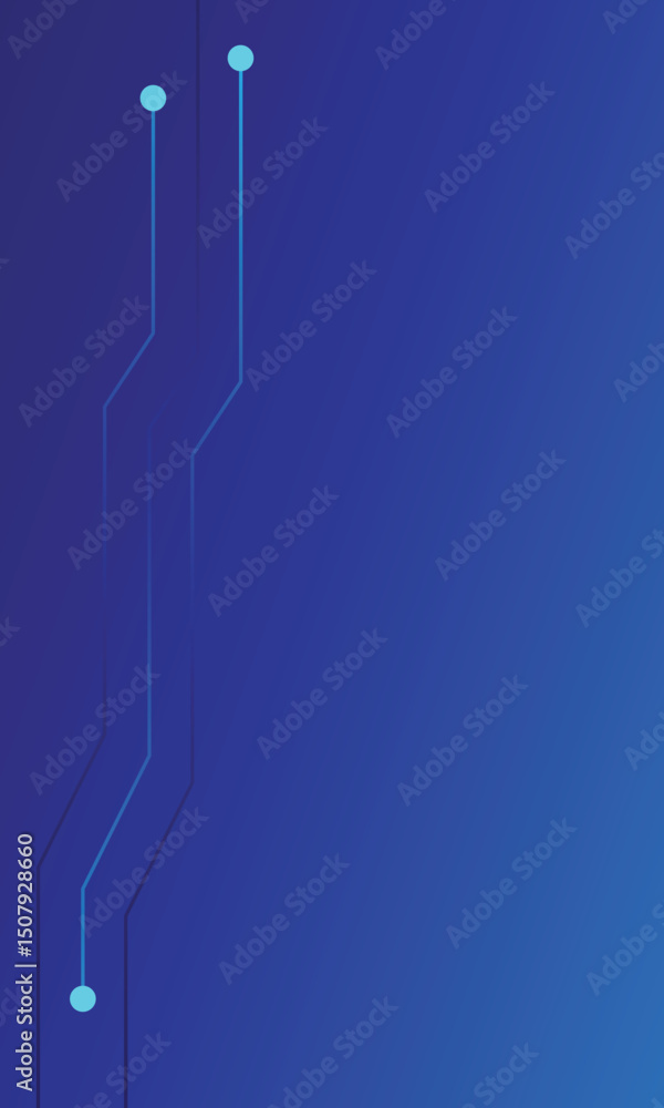Aufkleber abstract blue background with high-tech technology texture circuit board texture.electronic motherbo