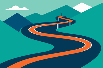 road to the mountain