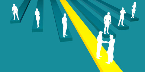 Business People Shaking Hands