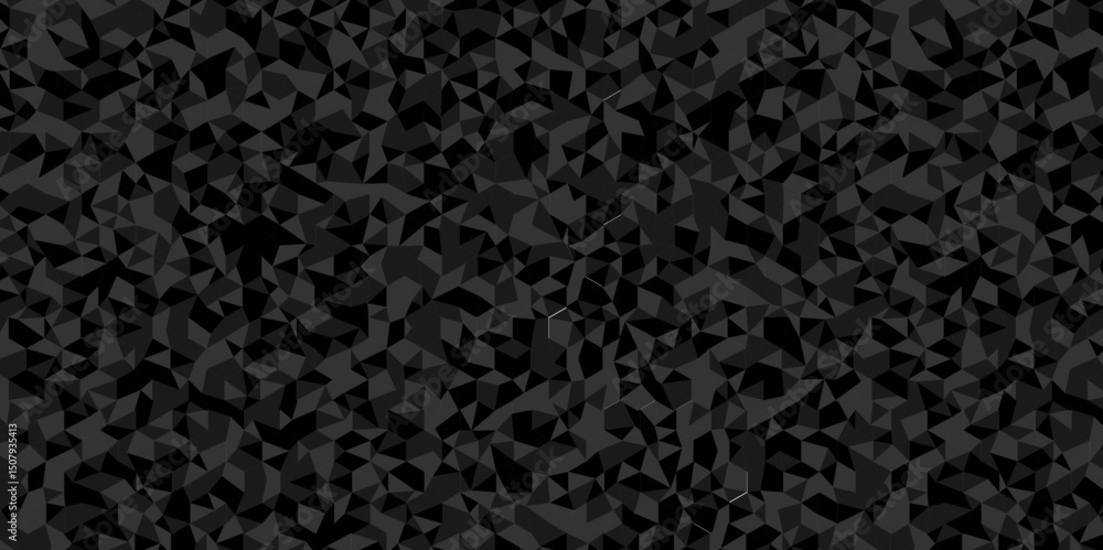 Poster geometric minimal element vector seamless technology gray and black background. abstract geometric p