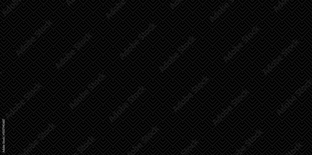 Poster abstract overlapping vector black and gray pattern wave lines fabric square line background. seamles