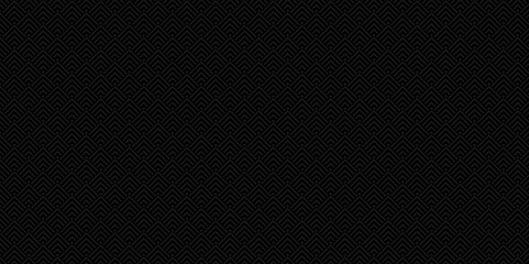 Abstract overlapping vector black and gray Pattern wave lines fabric square line background. seamless fabric geomatics overlapping create retro line pattern design.	