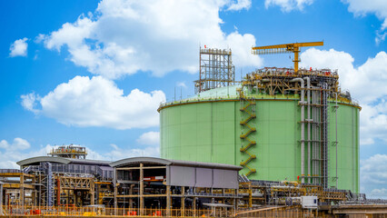Liquid Natural Gas storage tank facility energy storage for industrial, LNG storage tank industrial...