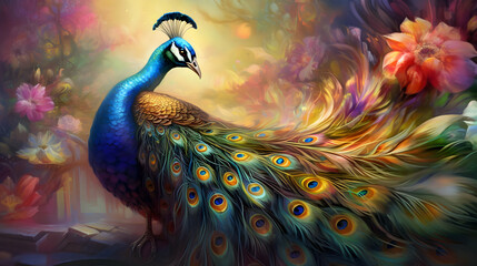 peacock feather and peacock feathers