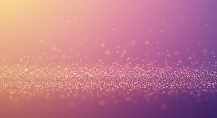 キラキラと輝くパーティクルとピンクのグラデーションが美しい抽象的な背景