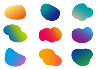 fluid shapes (gradation)