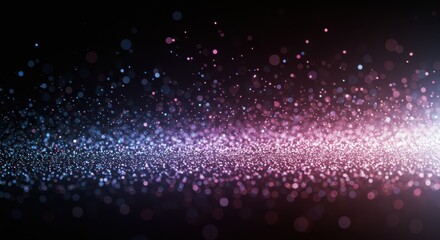 Obraz premium 光沢のあるパーティクル、抽象的な背景素材