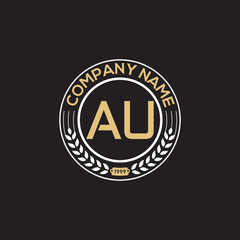 AB Emblem logo Design AB to AZ