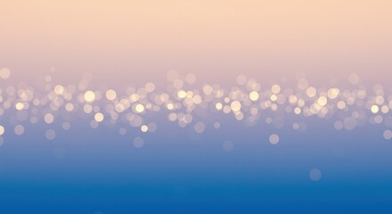 ぼかし効果の背景素材、ブルーとピンクのグラデーションに光の玉ボケ
