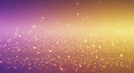 紫とゴールドのグラデーションの抽象的な背景に輝くぼかしの光