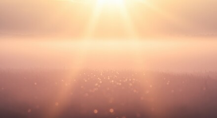 希望の光が差し込むオレンジ色の暖かい抽象的な背景