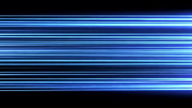 Abstract light streaks on black background