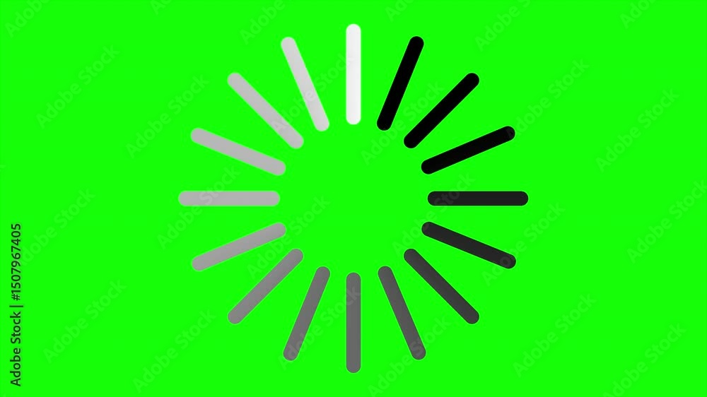 Poster loading circle animation. round loading animation. white gradient dotted round loading. loading anim