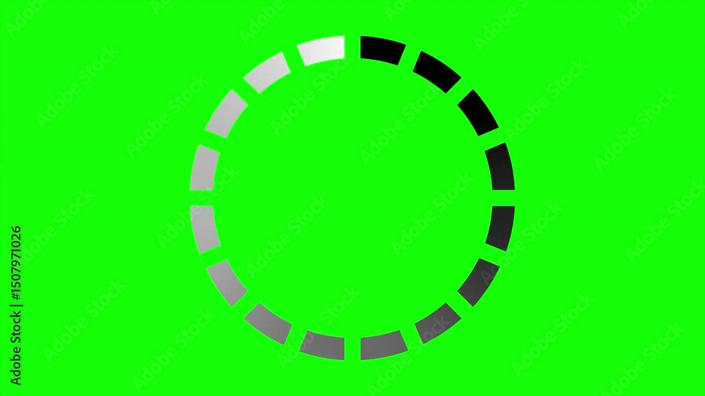 Poster loading circle animation. round loading animation. white gradient dotted round loading. loading anim