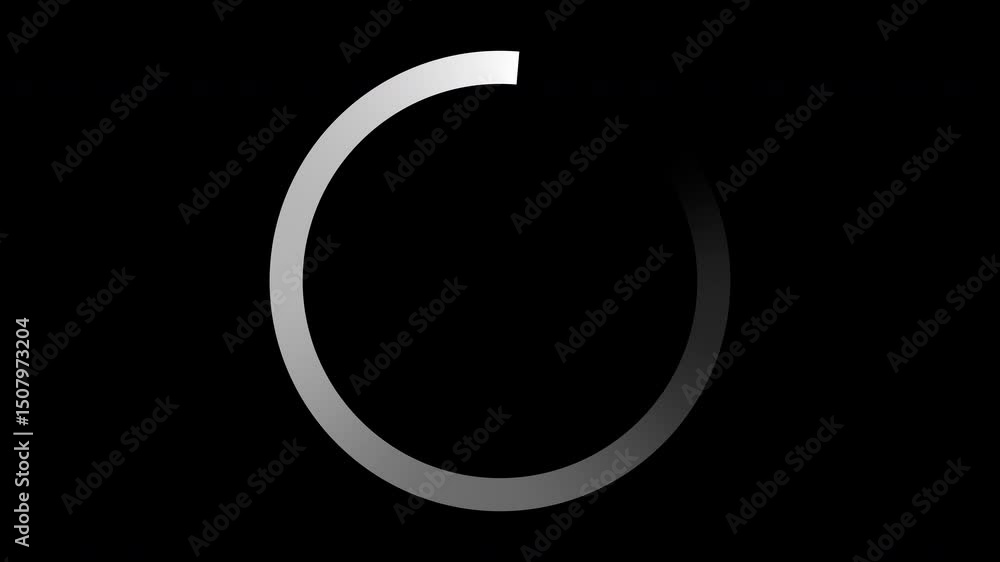 Poster loading circle animation. round loading animation. white gradient dotted round loading. loading anim