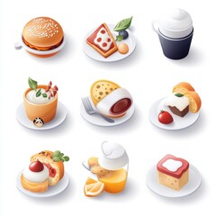 A collection of delicious desserts and snacks beautifully arranged on plates.