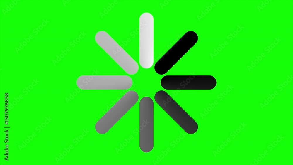 Poster loading circle animation. round loading animation. white gradient dotted round loading. loading anim