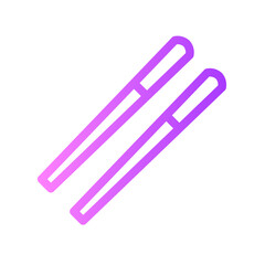chopsticks gradient icon