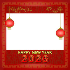 New Year Festival, Greeting Card, Bless, 
Happiness, Celebrate, Send Happiness