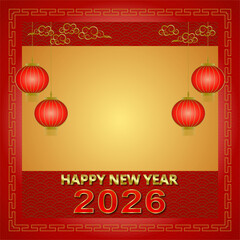 New Year Festival, Greeting Card, Bless, 
Happiness, Celebrate, Send Happiness