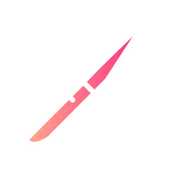 steak knife gradient icon
