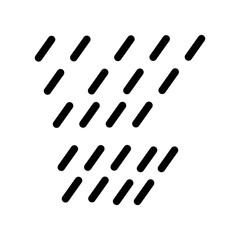 rain line icon