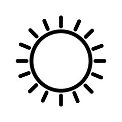 sun line icon