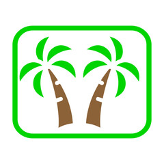 palm tree vector illustration
