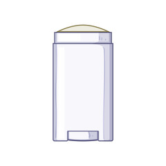 organic deodorant eco friendly cartoon vector illustration