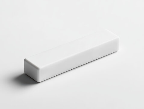 Clean Minimalist White Rectangular Box Mockup for Product Presentation