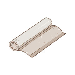 sterile gauze roll cartoon vector illustration