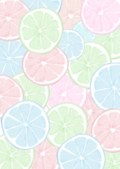 seamless pattern with lemon