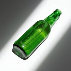 Fototapeta premium Green glass bottle 