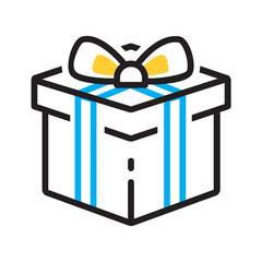 Vector multi color icon for Package