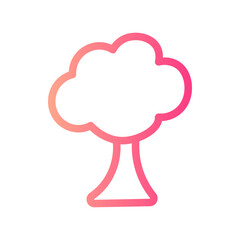 tree gradient icon