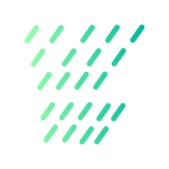 Obraz premium rain gradient icon
