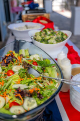 salad at event