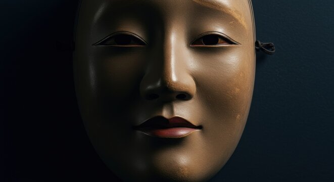 能面 楽天市場】楠面 獅子口面 木彫り 能面 お面 壁掛け用 [Ryusho] : 龍祥本舗