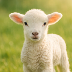 Obraz premium baby lamb