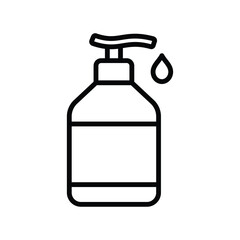 hand sanitizer icon vector design template simple and clean