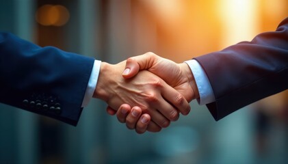 Two hands shaking, signifying a business deal , takeover, deal, transaction