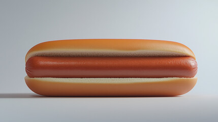 plane hot dog on white background