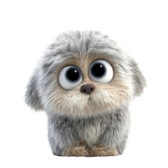 Obraz premium PNG Puppy dog illustration background cartoon.